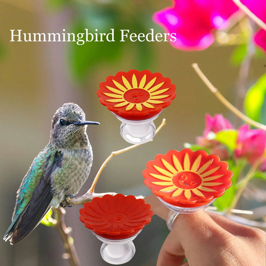 1/2PCS Flower Hummingbird Ring Feeders For - MyPetDollar.com
