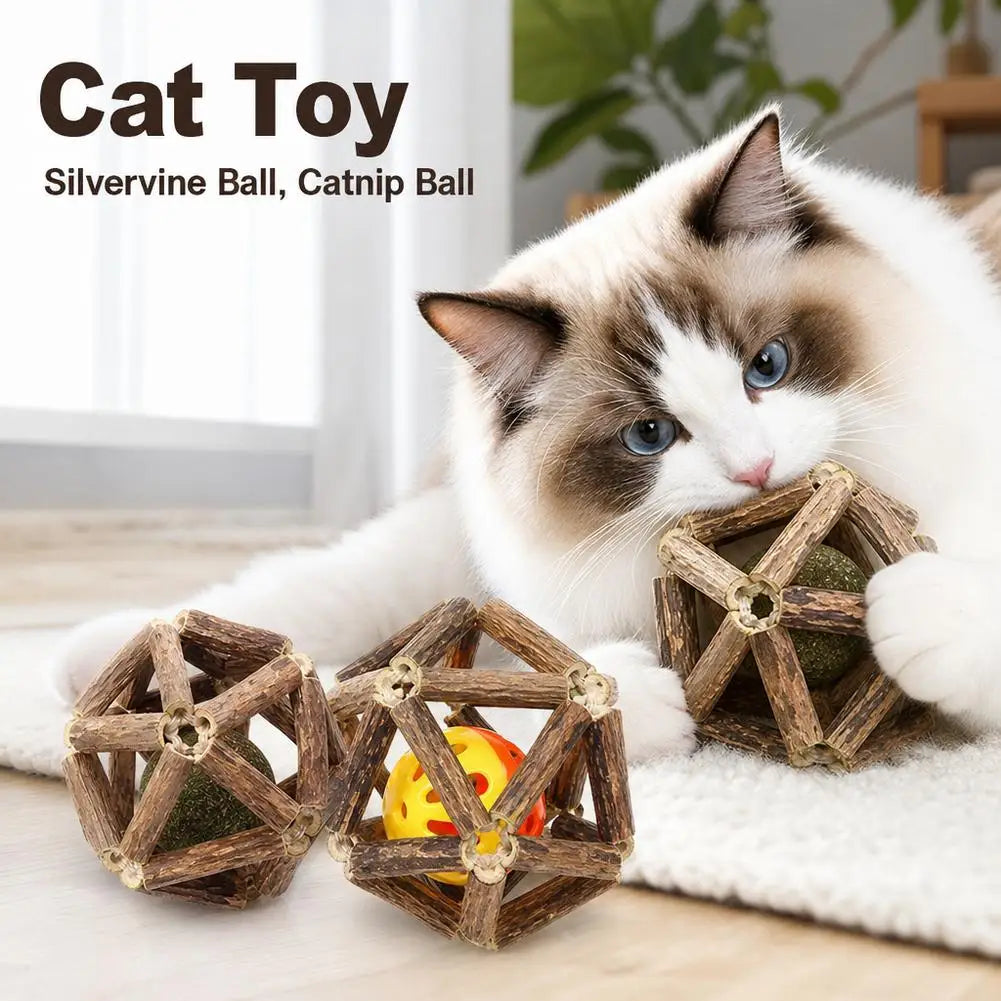 Catnip Silvervine Cat Toys Plaque Tartar - MyPetDollar.com