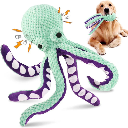 New Octopus Interactive Dog Chew Toy - - MyPetDollar.com