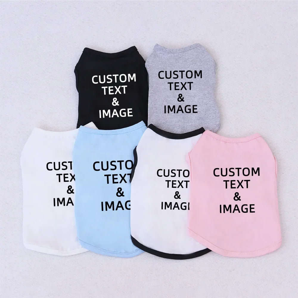 Customized Pet Vests Breathable Summer - MyPetDollar.com