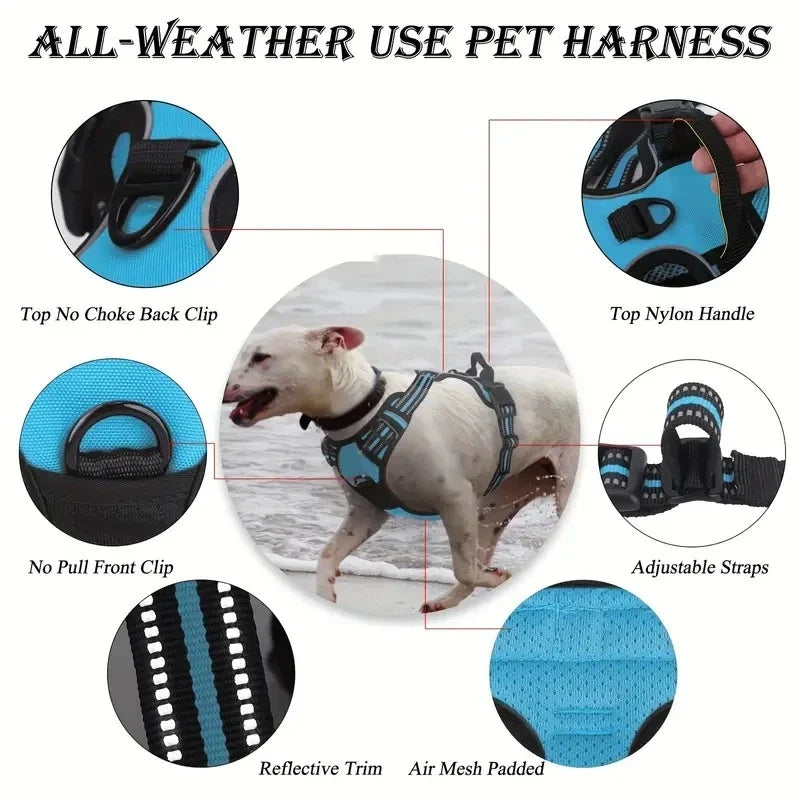 3in1 Adjustable Anti Escape Dog Strap Waist - MyPetDollar.com