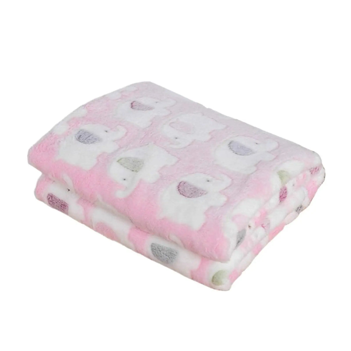 Soft Pet Fleece Blanket Cute Elephant Warm - MyPetDollar.com