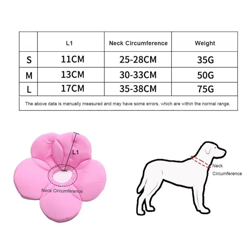 Flower Shape Pet Cone Collar Anti-licking - MyPetDollar.com