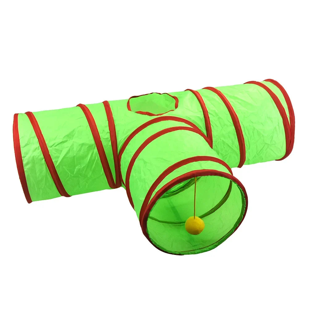 Foldable Christmas Cat Tunnel Pet Supplies Fun Plaything, Interactive – view 4
