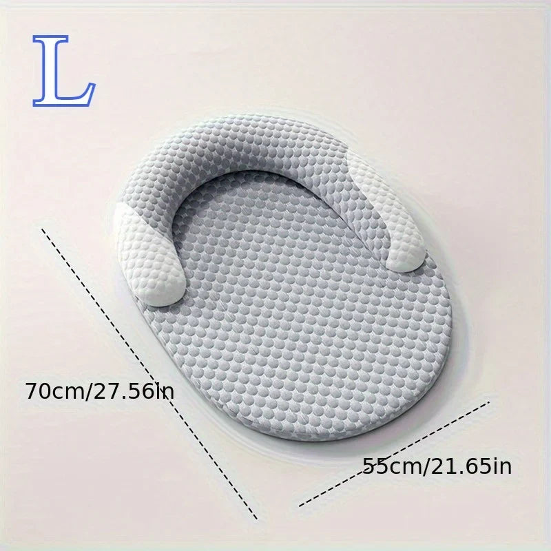 Washable Kemorela Summer Polka Dot Cooling Dog Bed