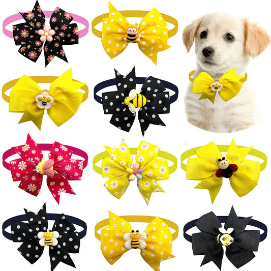 50pcs Puppy Dog Grooming Accessories Bee - MyPetDollar.com