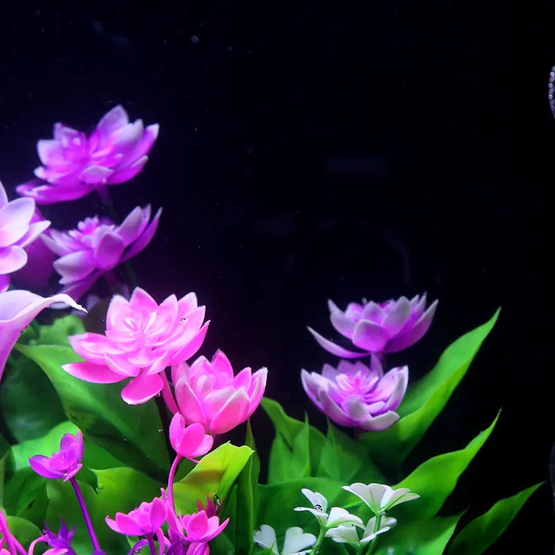 Artificial Water Plant Flower Set Sight of - MyPetDollar.com