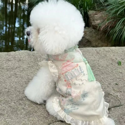 Pet Cat Dog Spring/Summer New se Cheongsam - MyPetDollar.com