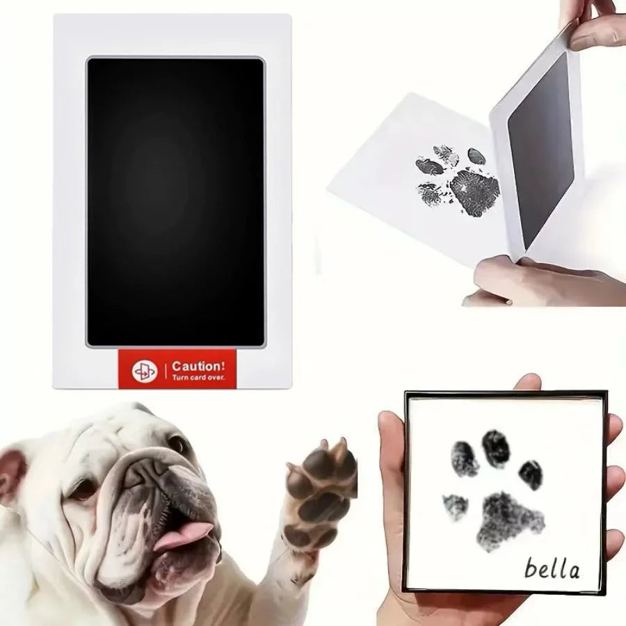 2pcs Paw Print Clean Touch Ink Pad Dog Or - MyPetDollar.com
