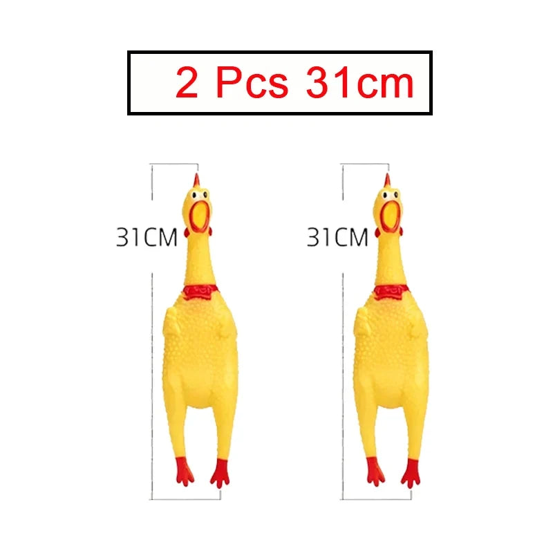 2 3 Chicken Screaming Squeezing Sound Toy – 10 Colors