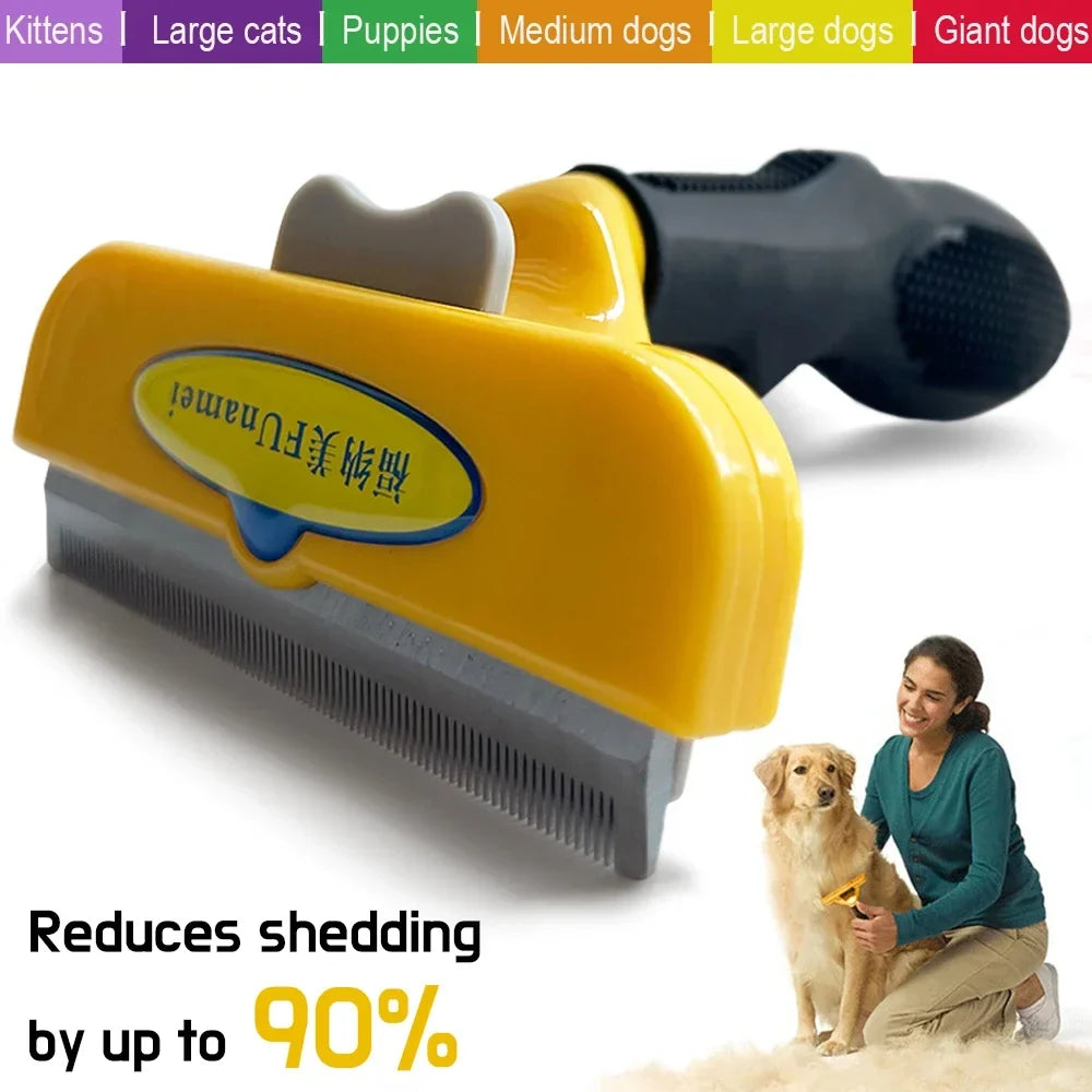 Pet Brush for Dogs Cats Dog Comb Pet Hair - MyPetDollar.com