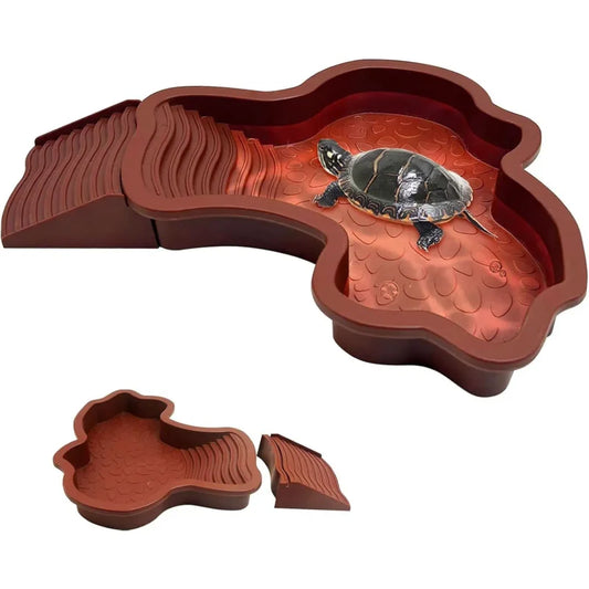 Reptile Bathing Pool with Ramp Turtle - MyPetDollar.com