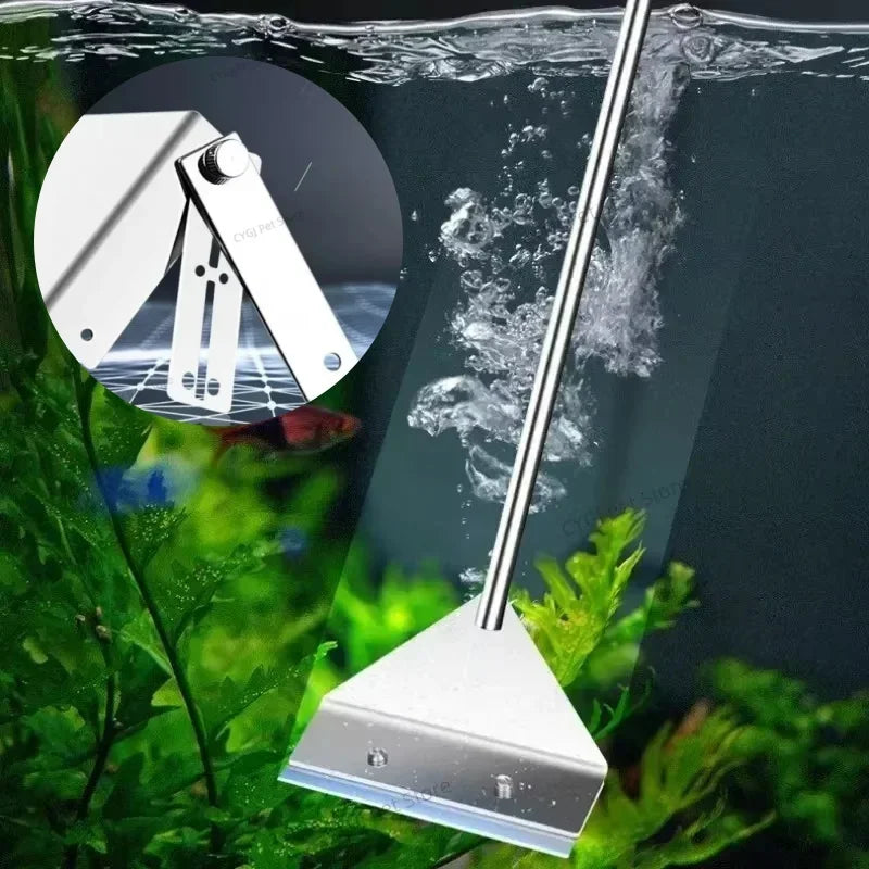 Fish Tank Cleaning Tool Flat Sand Algae - MyPetDollar.com