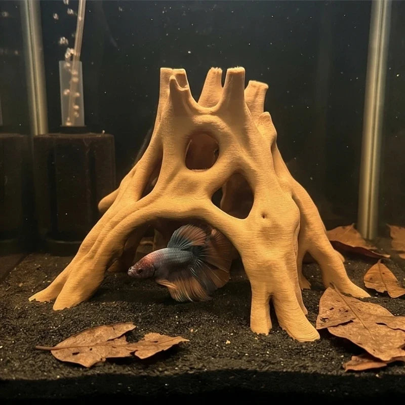 Natural Root Cave Fish Hideouts Driftwood - MyPetDollar.com