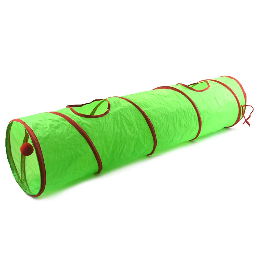 Foldable Christmas Cat Tunnel Pet Supplies Fun Plaything, Interactive – view 5