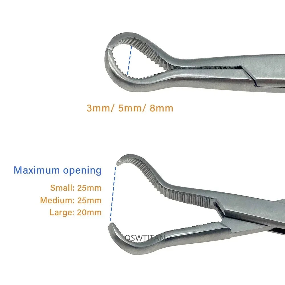 3mm/8mm Straight Curved Reduction Forceps - MyPetDollar.com