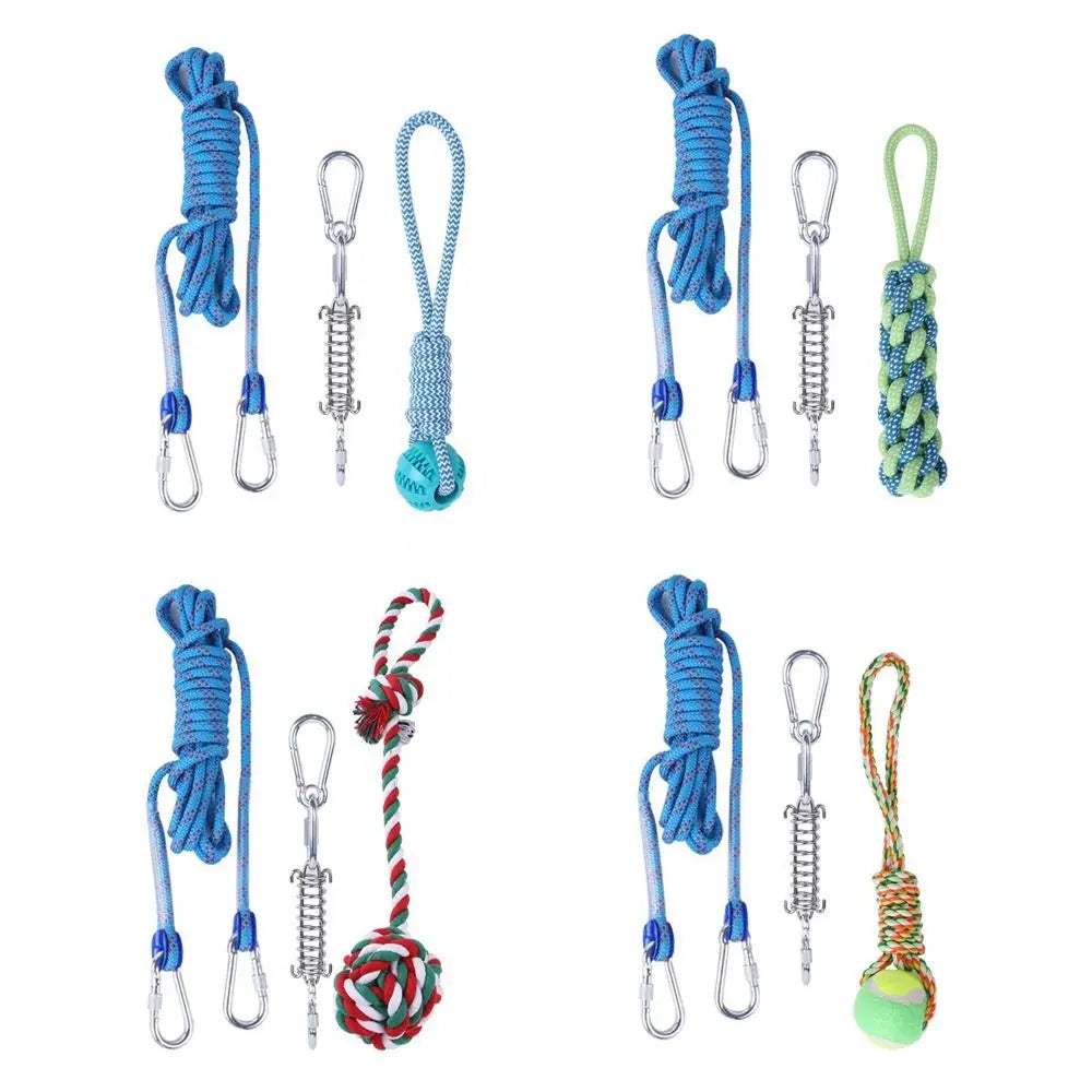 Bite Resistant Dog Spring Pole Toys 5M - MyPetDollar.com
