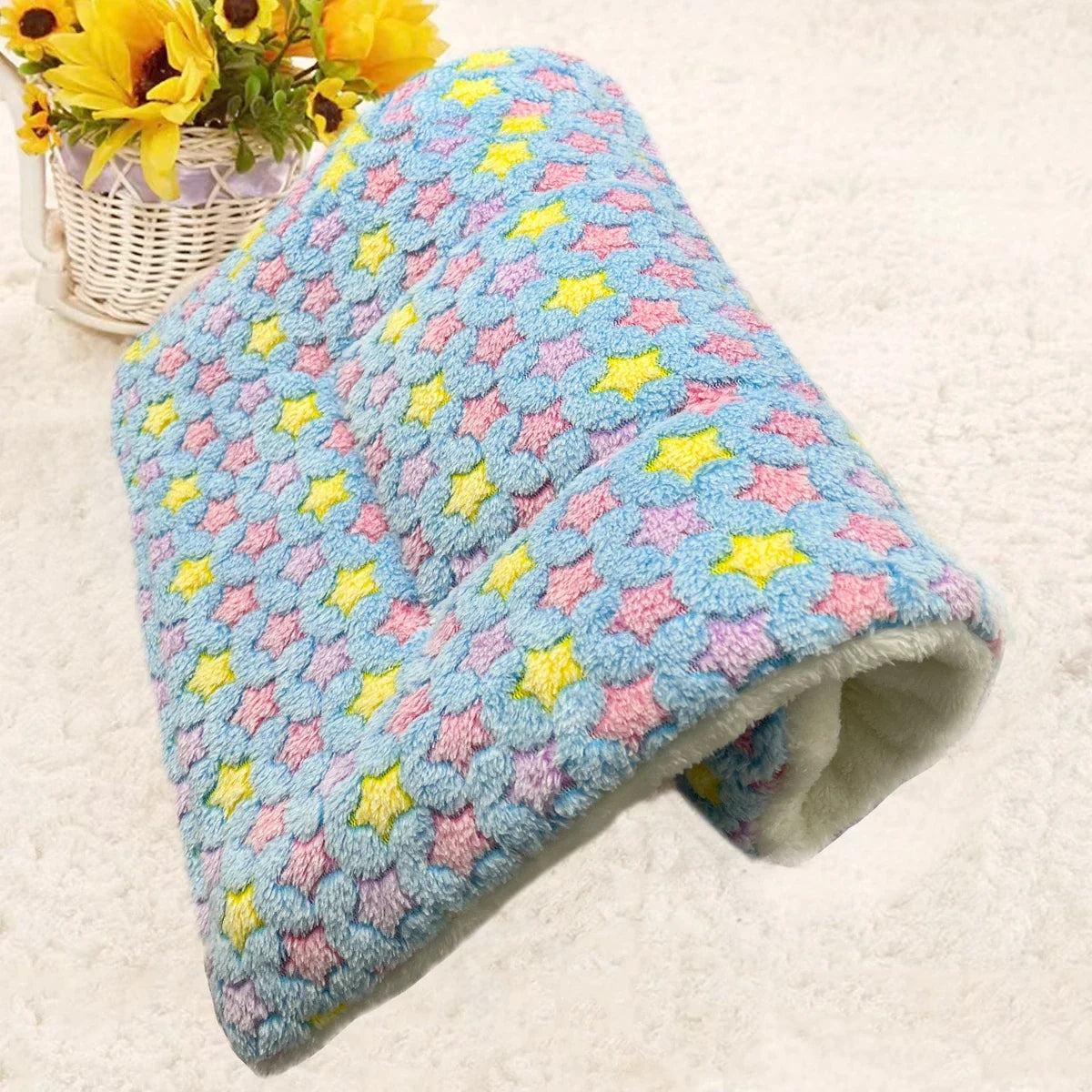 Flannel Pet Winter Sleeping Mat Dog Bed Cat - MyPetDollar.com