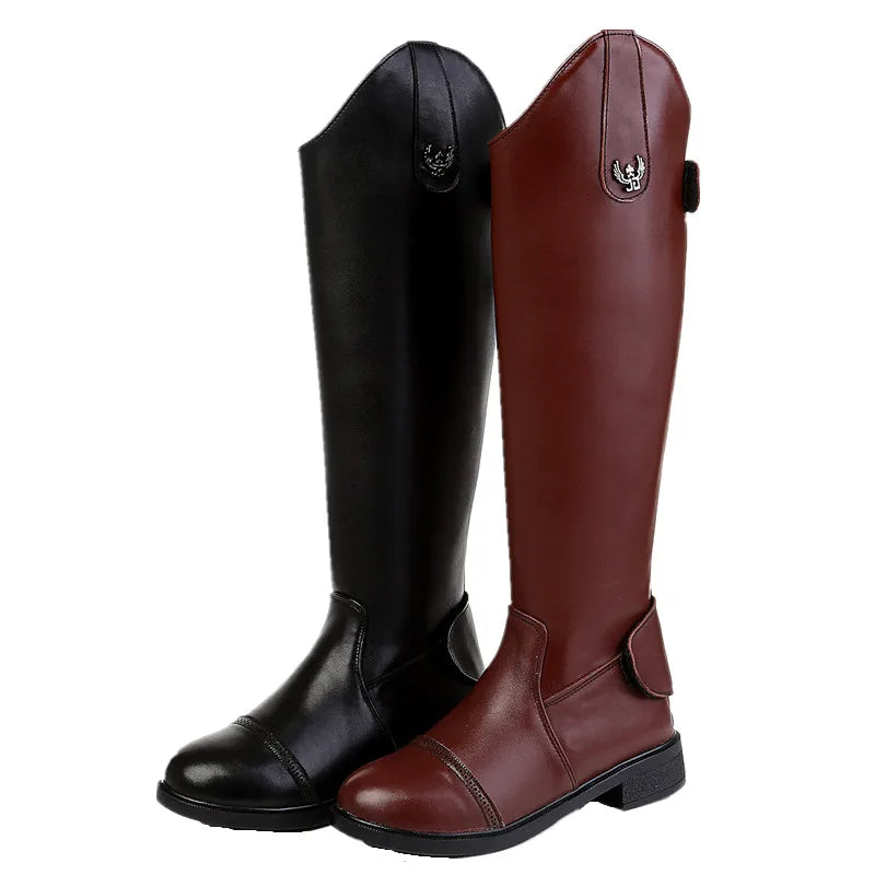 Equestrian Boots For Women Top Layer Cowhide - MyPetDollar.com