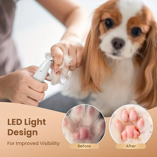 LED Dog Paw Trimmer 18mm Wide Blade with - MyPetDollar.com