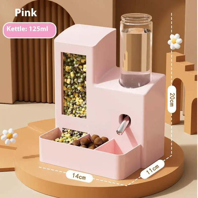 E 2-in-1 Automatic Hamster Feeder