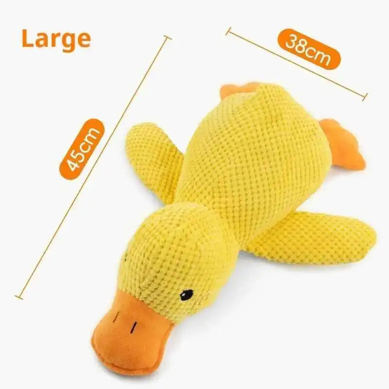 Durable Pet Plush Toy Dog Calming Duck Companion Sleeping