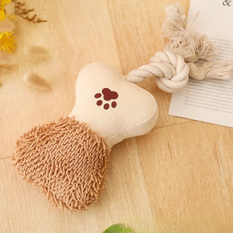 Pet Cotton Rope Toy Dog Sound Canvas Molar - MyPetDollar.com