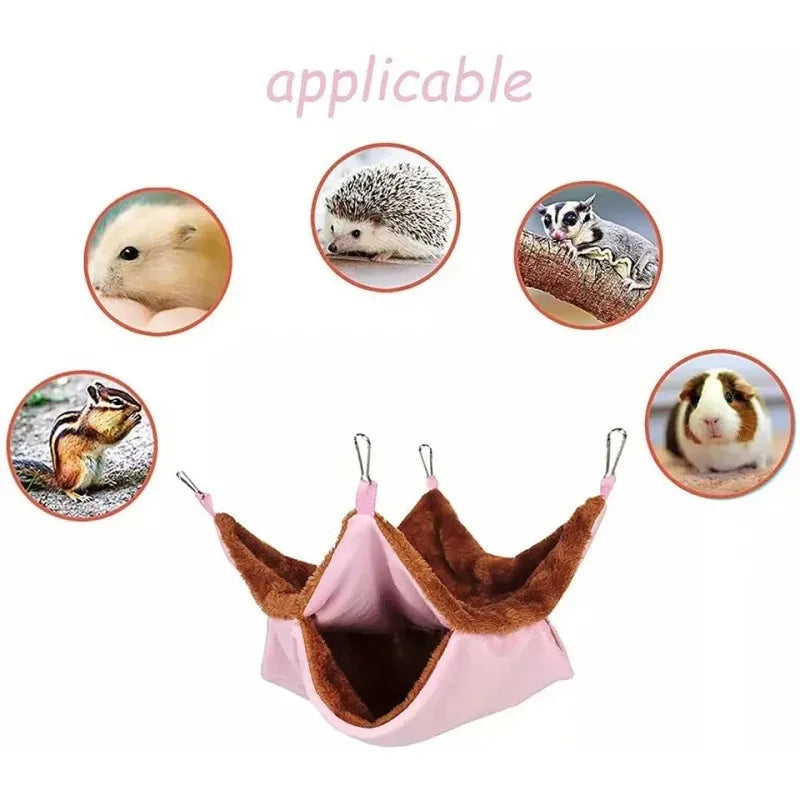 Solid Color Winter Pet Hammock Double Layer - MyPetDollar.com