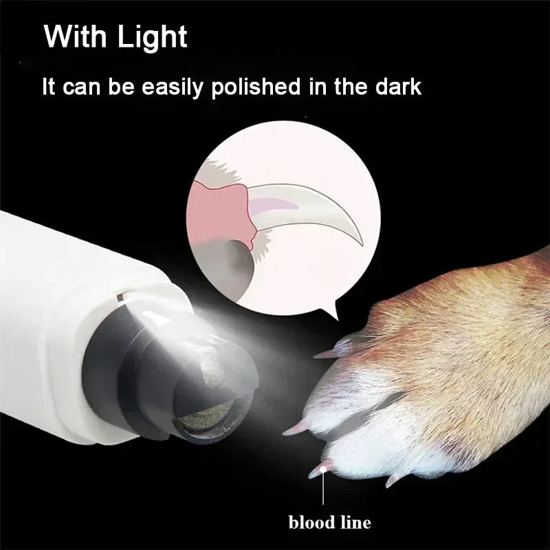 New Electric Dog Nail Clippers Rechargeable - MyPetDollar.com
