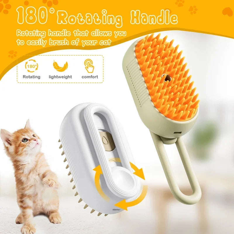 Cat Steam Brush Comb Hair Dryers Pet Brush - MyPetDollar.com
