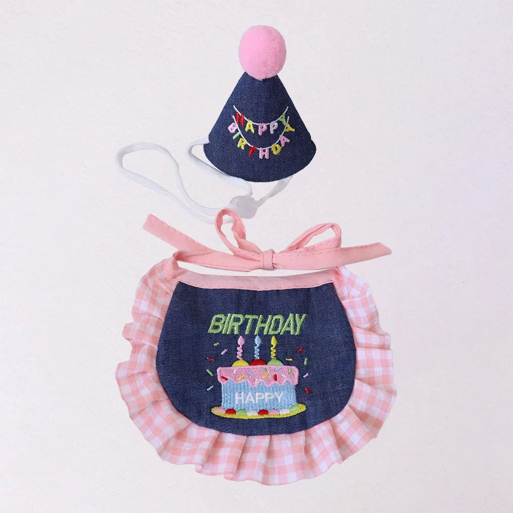 Party Hat Mini Doggy Outfit Puppy Supplies - MyPetDollar.com