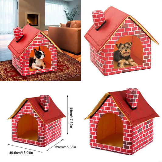 Cozy Dog House with Removable Mat for Small - MyPetDollar.com
