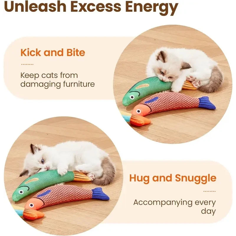 Cat Toys Fish,Teeth Grinding Catnip - MyPetDollar.com