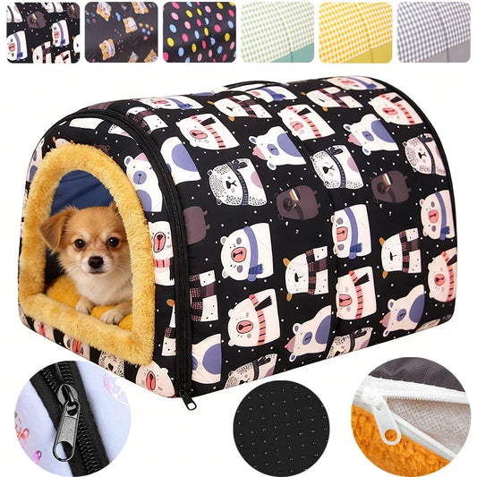 Pet Large Dog Bed Warm House Plush Kennel - MyPetDollar.com