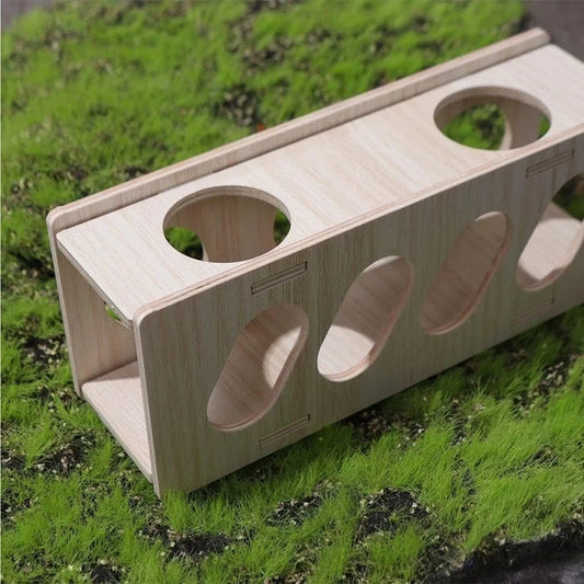 New Natural Wood Hamster Tunnel Chewable - MyPetDollar.com