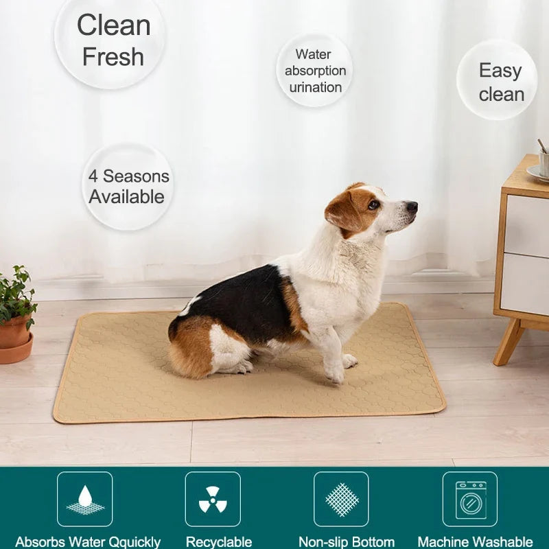 Washable Dog Pet Diaper Mat Waterproof - MyPetDollar.com