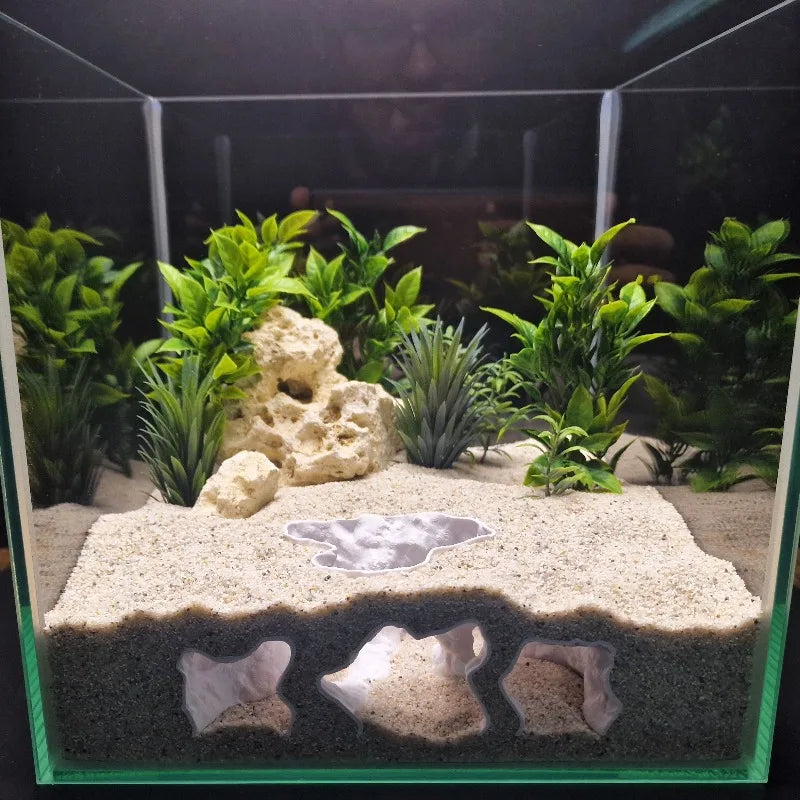 Fish Hiding House Aquascape Ornament - 3D - MyPetDollar.com