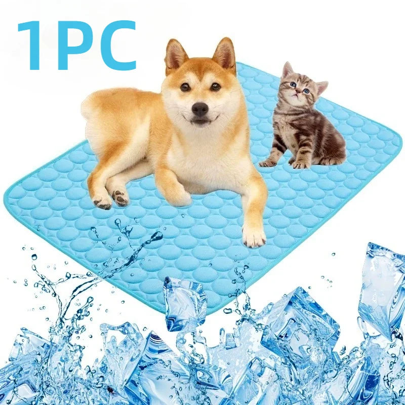 Dog Cooling Mat Summer Pet Cold Bed - MyPetDollar.com