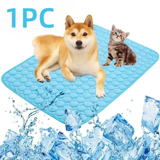 Dog Cooling Mat Summer Pet Cold Bed - MyPetDollar.com
