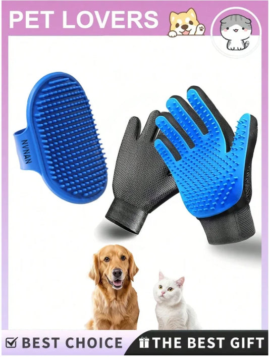 Pet Grooming Kit Pet Hair Remover Glove + - MyPetDollar.com