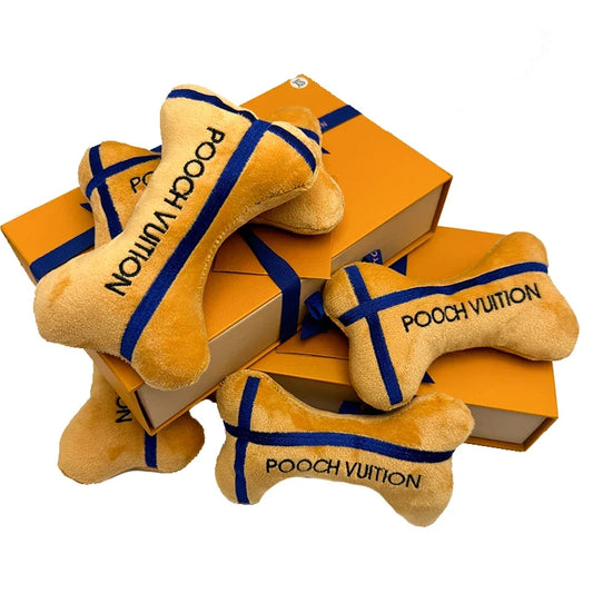 Fashion Designer Cotton Interactive Bite Dog - MyPetDollar.com