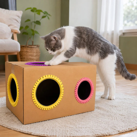 Cat Self Groomer DIY Grooming Brush Ring - MyPetDollar.com