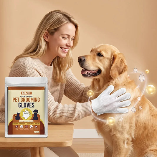 Hypoallergenics Pet Grooming Gloves - MyPetDollar.com