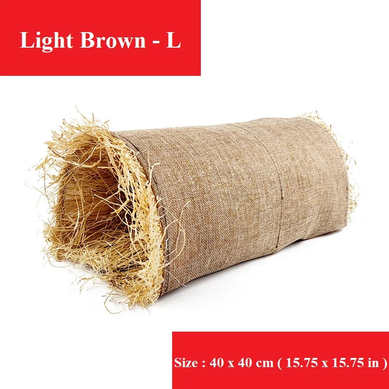 Small Pet Tunnel Hideout Cotton Linen Rabbit - MyPetDollar.com