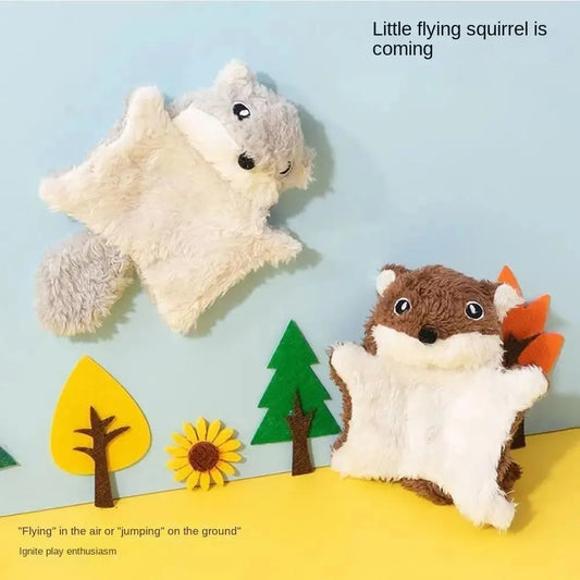 Funny Plush Flying Squirrel Cat Toy - MyPetDollar.com