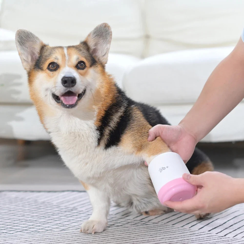 Dog Paw Cleaner Cup Paw Brush Soft Silicone - MyPetDollar.com