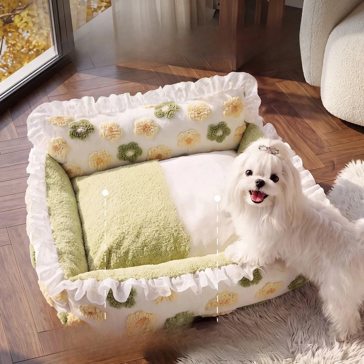 Autumn and Winter Dog Nest Princess Style - MyPetDollar.com