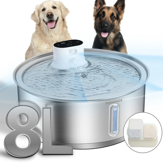 Petavista 8L Automatic Stainless Steel Dog - MyPetDollar.com