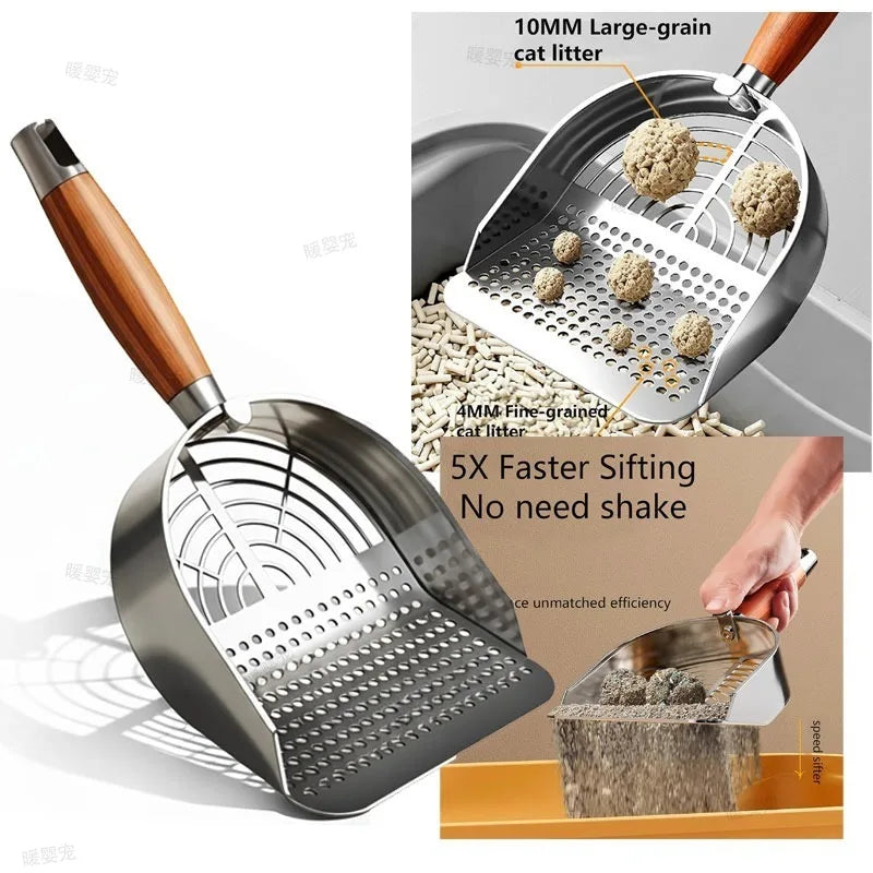 Cat Litter Scoop Stainless Steel Cat Litter - MyPetDollar.com