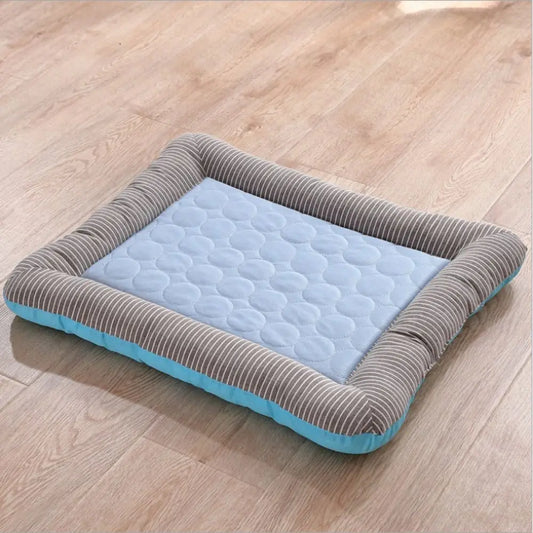 Ice Silk Material Cooling Pad Bed for Dogs - MyPetDollar.com